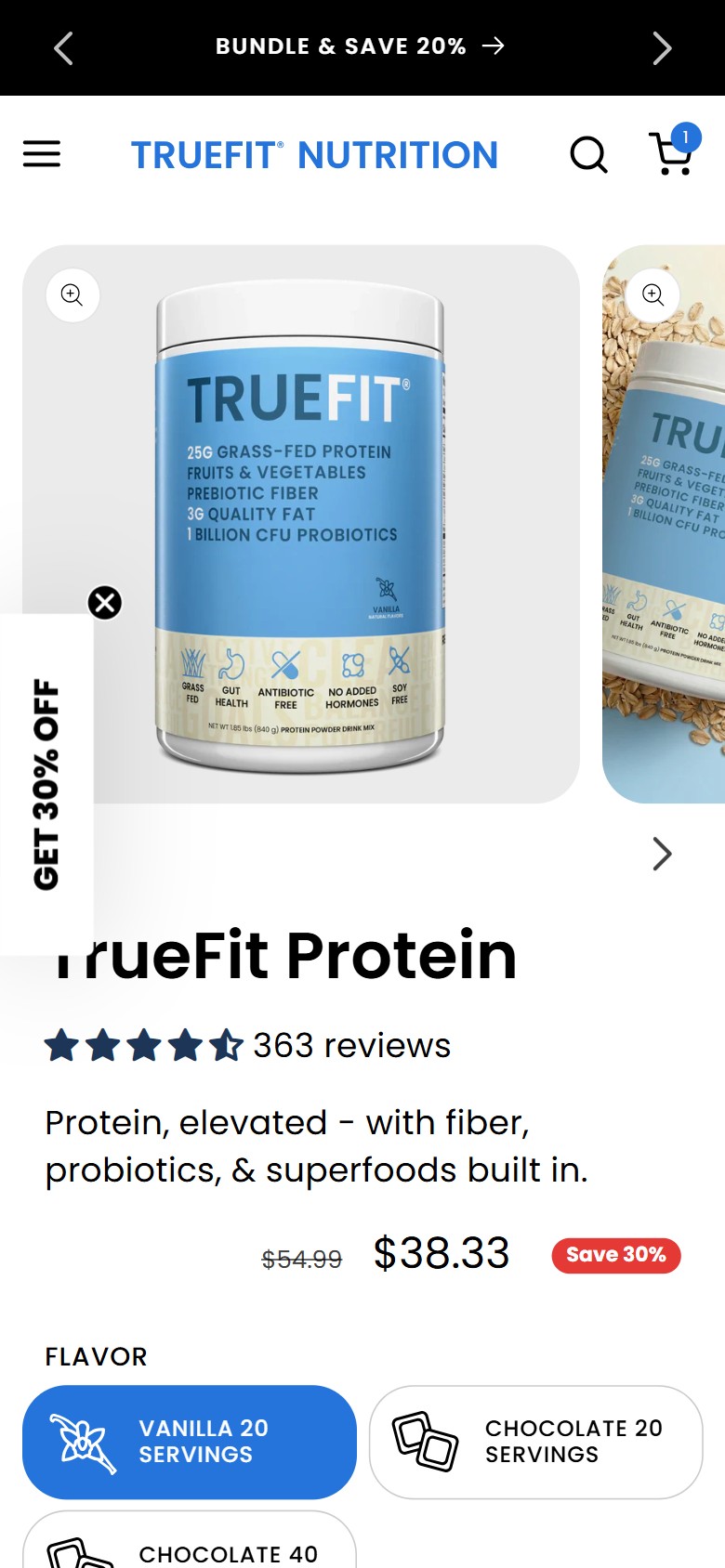 RSP Nutrition — Mobile