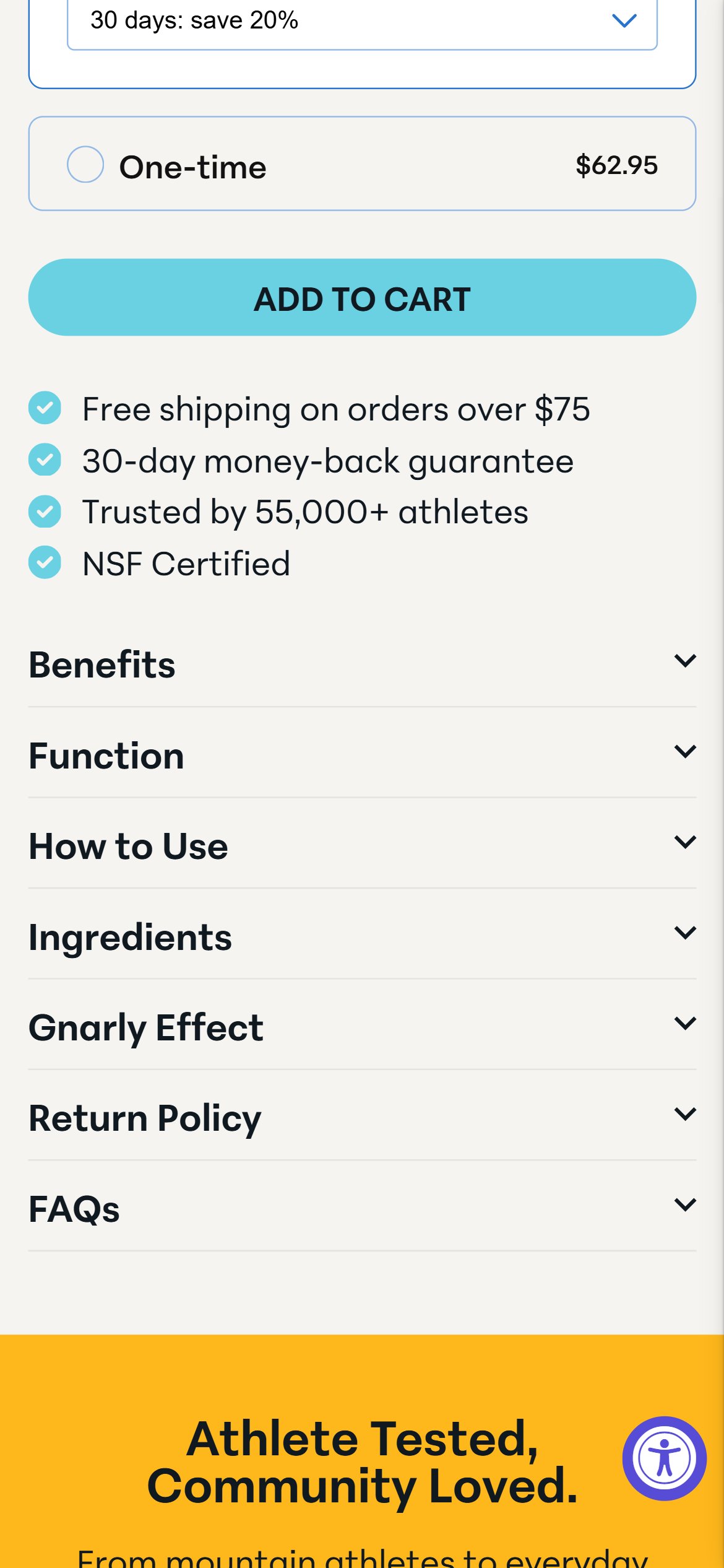 Gnarly Nutrition — Mobile